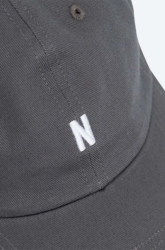 Аксессуары Хлопковая кепка Norse Projects N80.0001.1072 серый