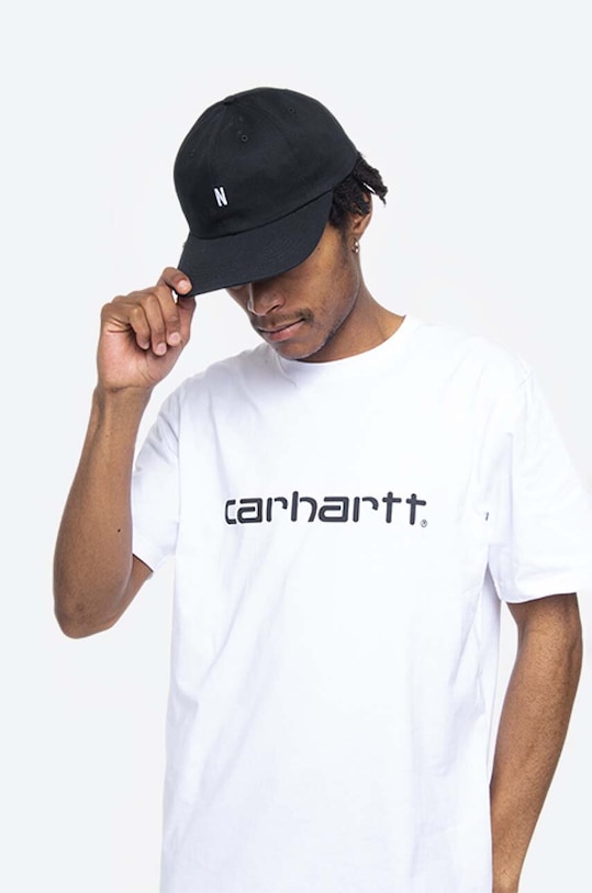 Bavlnená šiltovka Norse Projects N80.0001.9999 čierna AA00