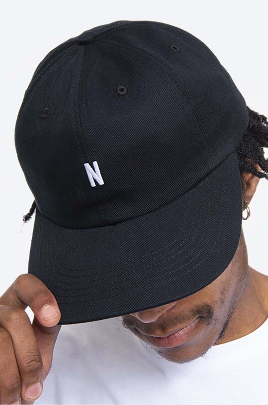 Norse Projects cotton baseball cap N80.0001.9999 black