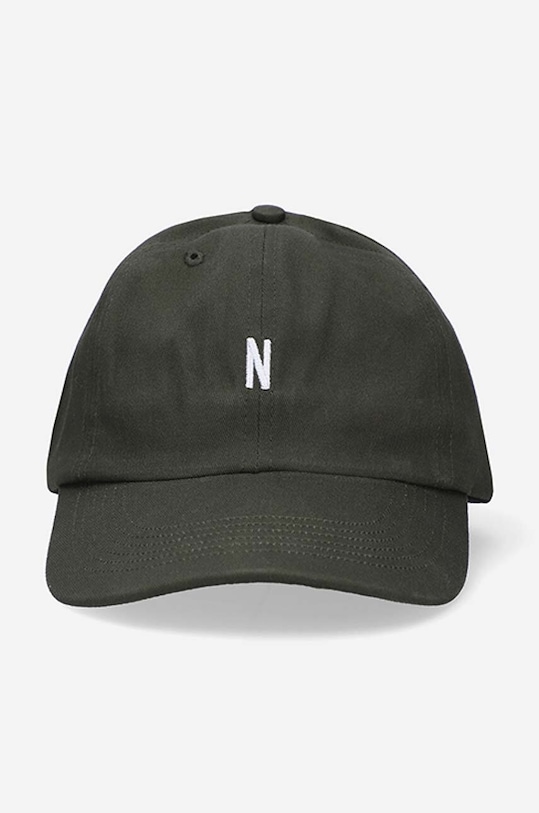 Akcesoria Norse Projects czapka z daszkiem bawełniana Twill Sports Cap N80.0001.8109 zielony