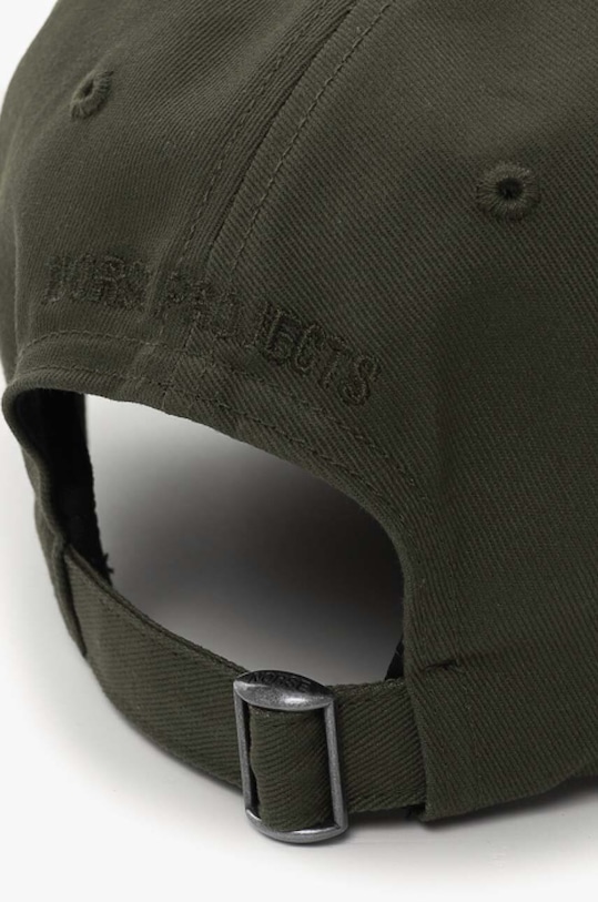 Norse Projects czapka z daszkiem bawełniana Twill Sports Cap N80.0001.8109 zielony
