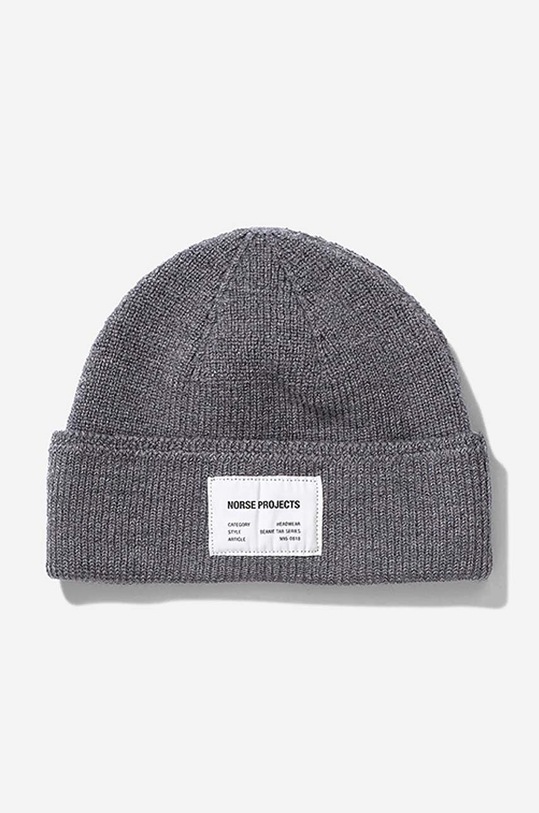 Norse Projects wool beanie wool gray N95.0818.1026