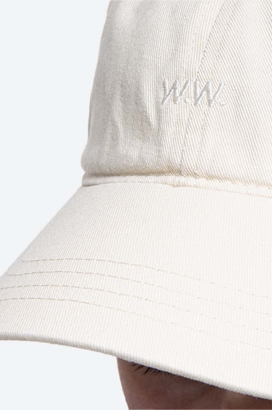 Wood Wood berretto da baseball in cotone Low profile twill cap beige 12110804.7083