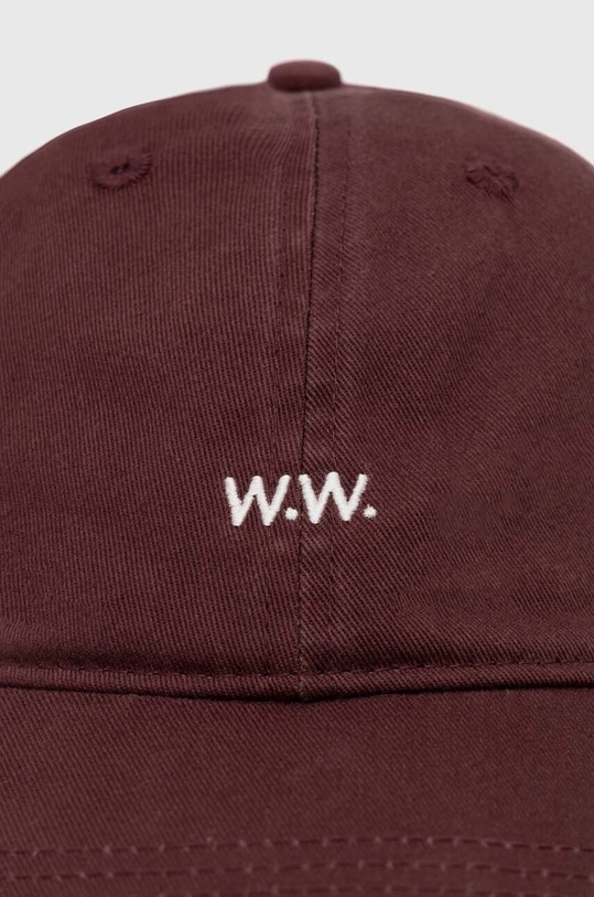 Wood Wood czapka z daszkiem bawełniana Low profile twill cap 12110804.7083 fioletowy SS24