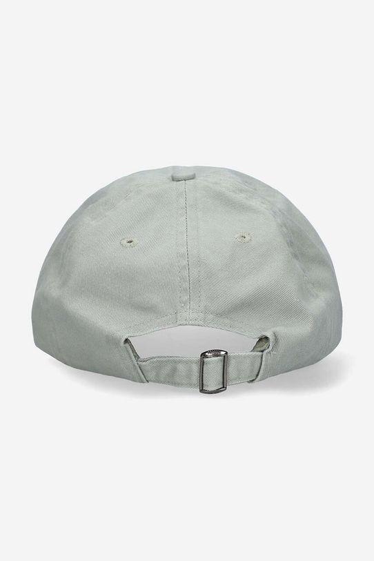 Хлопковая кепка Wood Wood Low profile twill cap 12110804.7083 зелёный