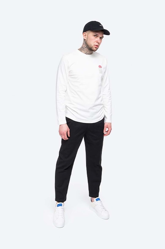 Wood Wood czapka z daszkiem bawełniana Low profile twill cap 12110804.7083 czarny SS24