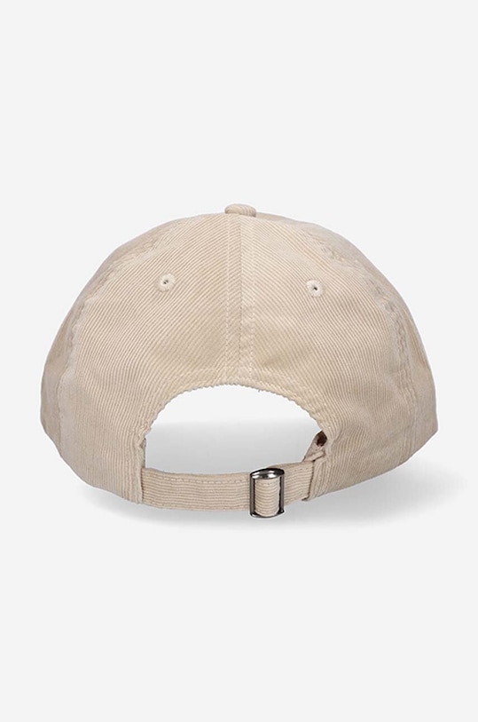 Wood Wood czapka z daszkiem sztruksowa Low profile corduroy cap 12130810.9016 beżowy SS24