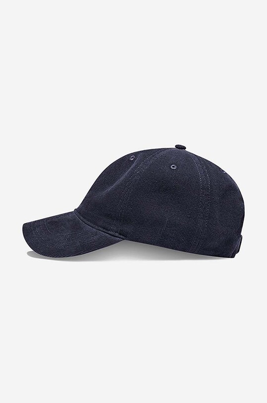 Wood Wood czapka z daszkiem sztruksowa Low profile corduroy cap 12130810.9016 granatowy SS24