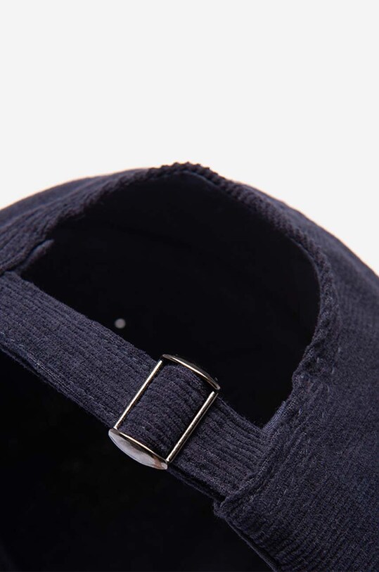 Wood Wood czapka z daszkiem sztruksowa Low profile corduroy cap 12130810.9016 granatowy