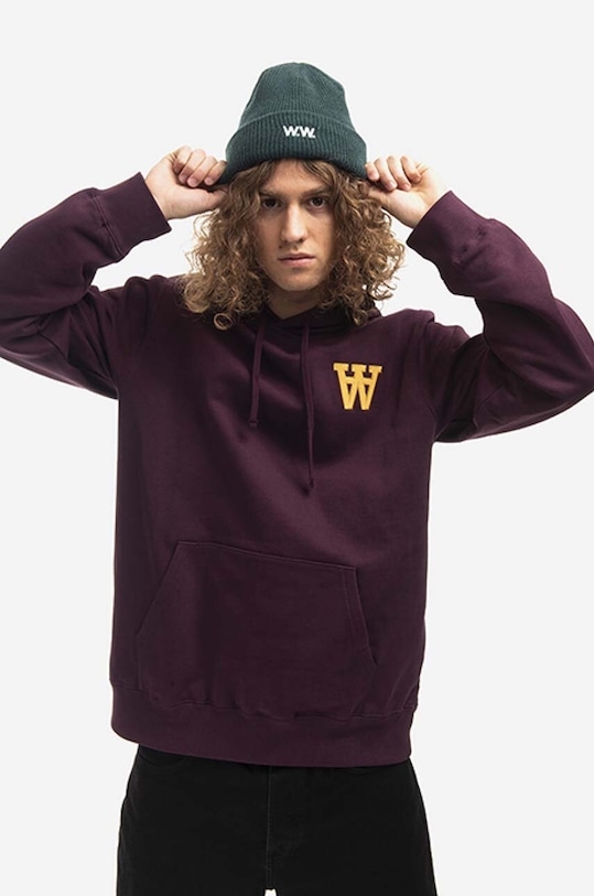 Wood Wood czapka wełniana Mande zielony 12230811.9969