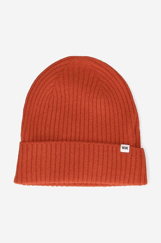 Wood Wood wool beanie Luca wool red 12230812.9052