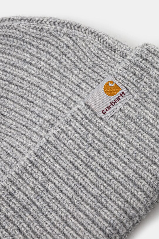 Carhartt WIP czapka wełniana I029496.GREY.HEATH szary AA00