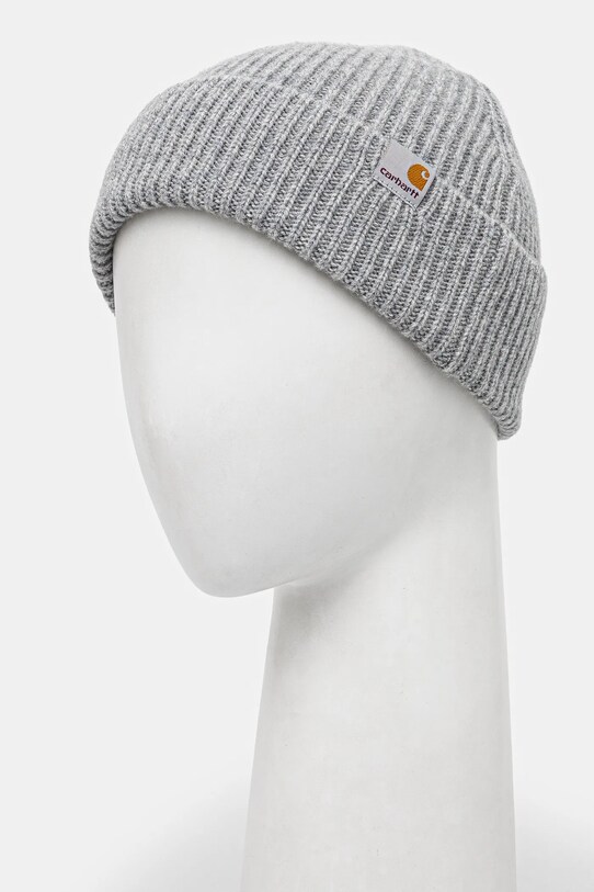 Akcesoria Carhartt WIP czapka wełniana I029496.GREY.HEATH szary