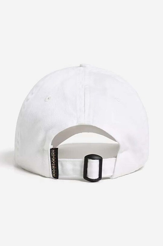 Napapijri cotton baseball cap Falis NA4GAY white AA00