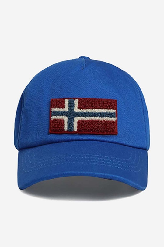 Napapijri cotton baseball cap Falis cotton navy NA4GAY