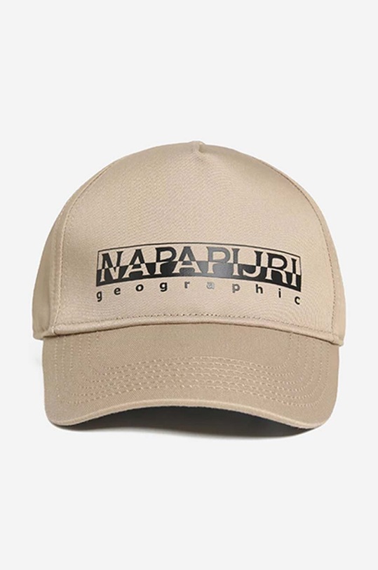Napapijri baseball cap F-Box Cap applique beige NA4GAZ
