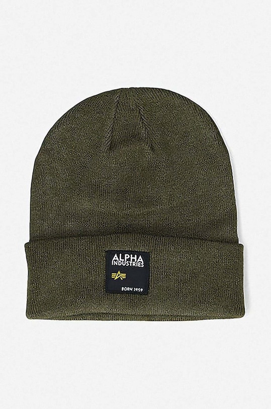 Alpha Industries beanie Label Beanie