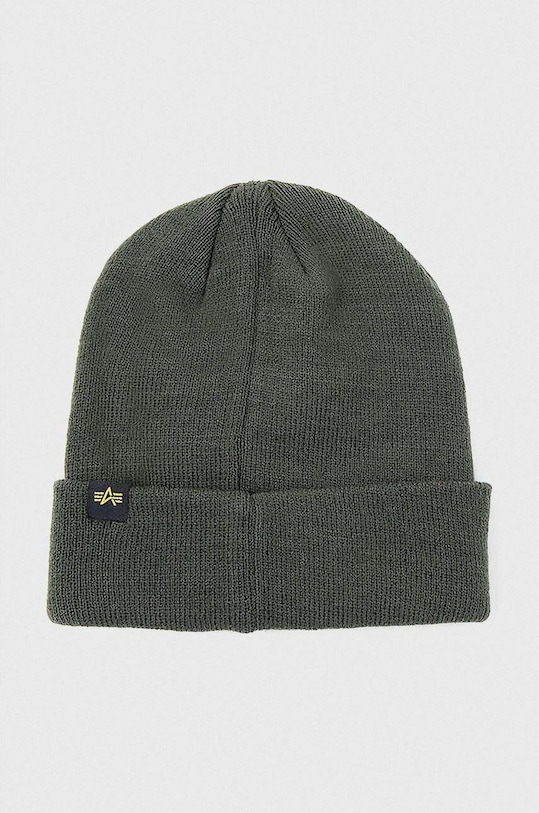 Σκούφος Alpha Industries Crew Beanie 128924.257 πράσινο AA00