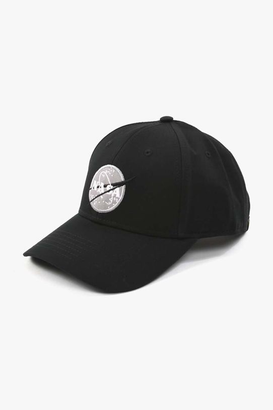 Alpha Industries cotton baseball cap Nasa Cap cotton black 186903.03