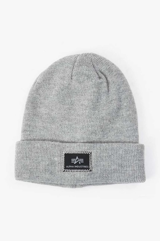 Alpha Industries beanie X-Fit Beanie applique gray 168905.17
