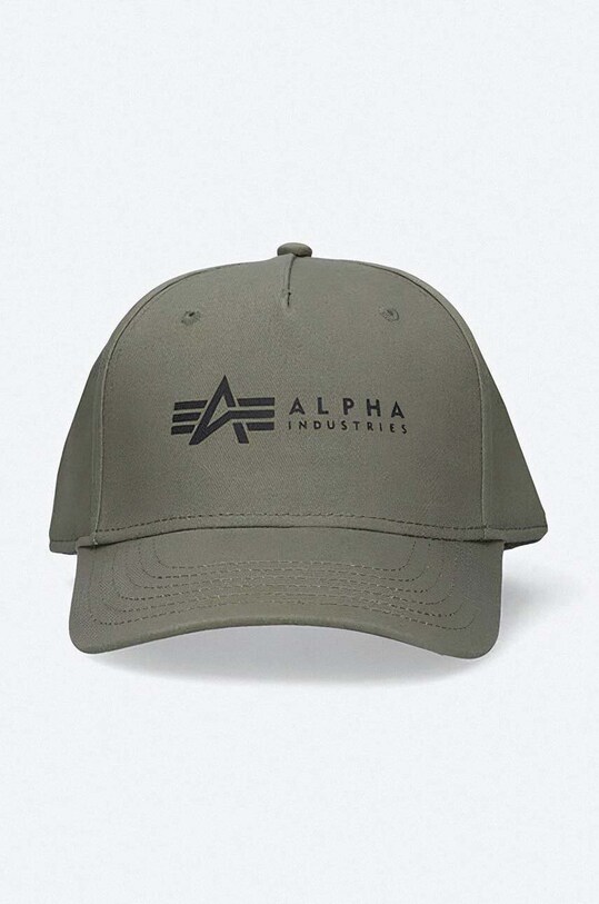 Doplnky Bavlnená šiltovka Alpha Industries 126912.257 zelená