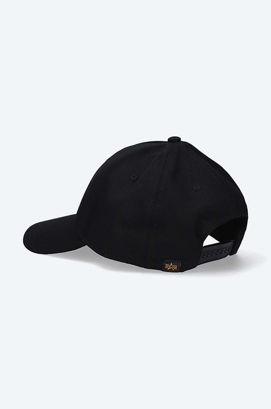Бавовняна бейсболка Alpha Industries чорний 126912.94