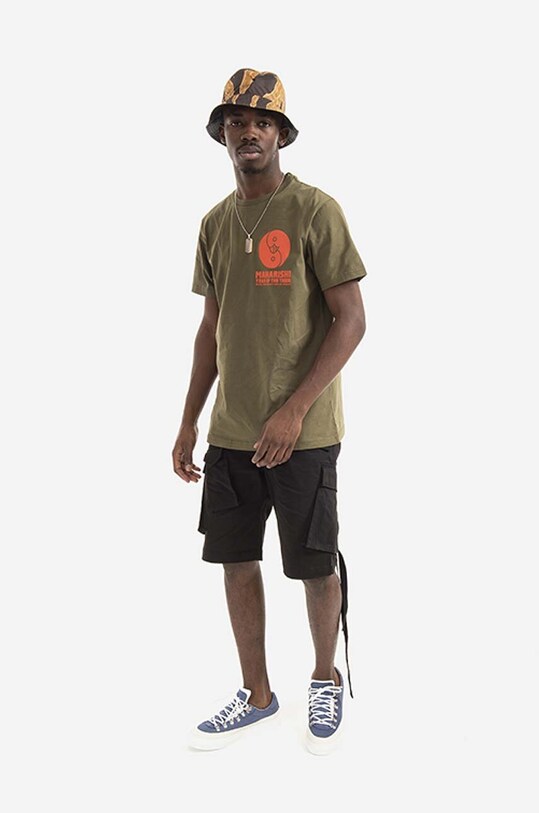 Капела с две лица Maharishi Camo Tech Reversible Bucket Hat 8053 BLACK 8053.BLACK