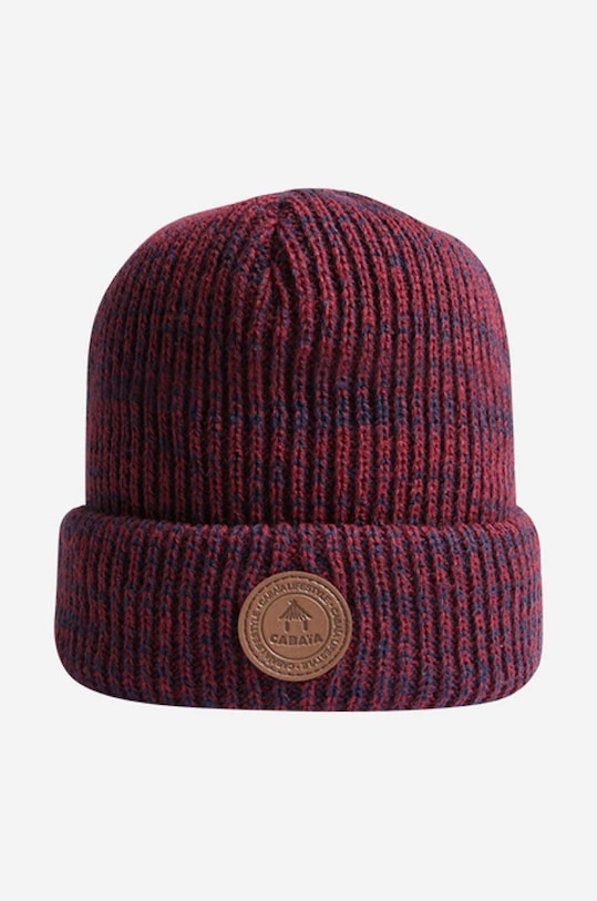 Čiapka Cabaia Clover stredne hrubá burgundské BW20CLO