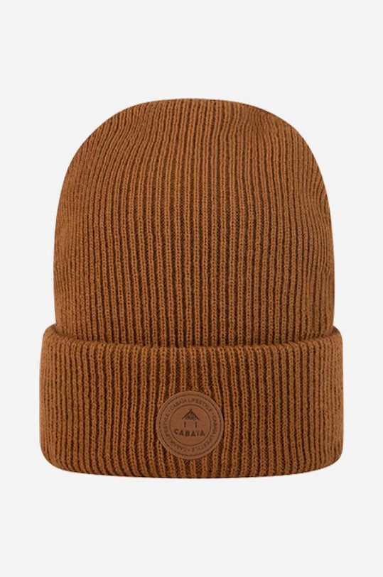 Čiapka Cabaia Clover stredne hrubá hnedá BW20CLO