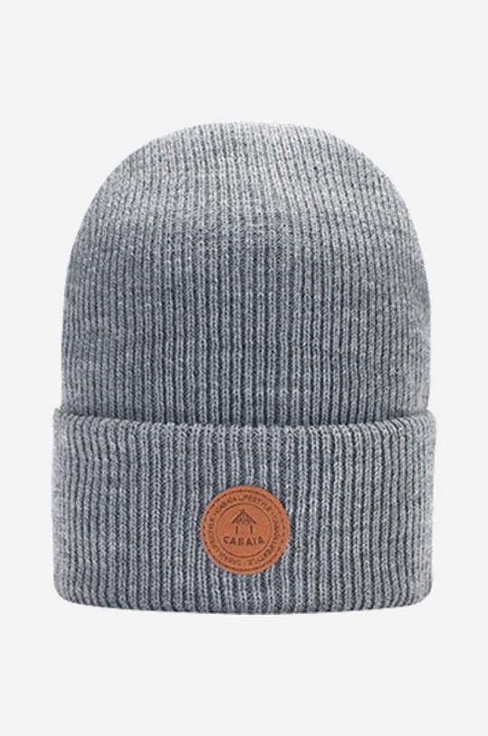 Čiapka Cabaia Clover stredne hrubá sivá BW20CLO