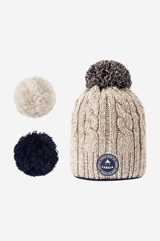 Cabaia czapka Creamy Gin pozostałe beżowy BW20CRE