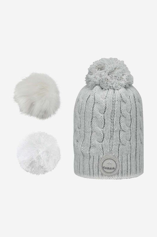 Čiapka Cabaia Creamy Gin hrubá sivá BW20CRE