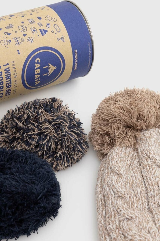 Аксесуари Шапка Cabaia Creamy Gin BW20CRE бежевий