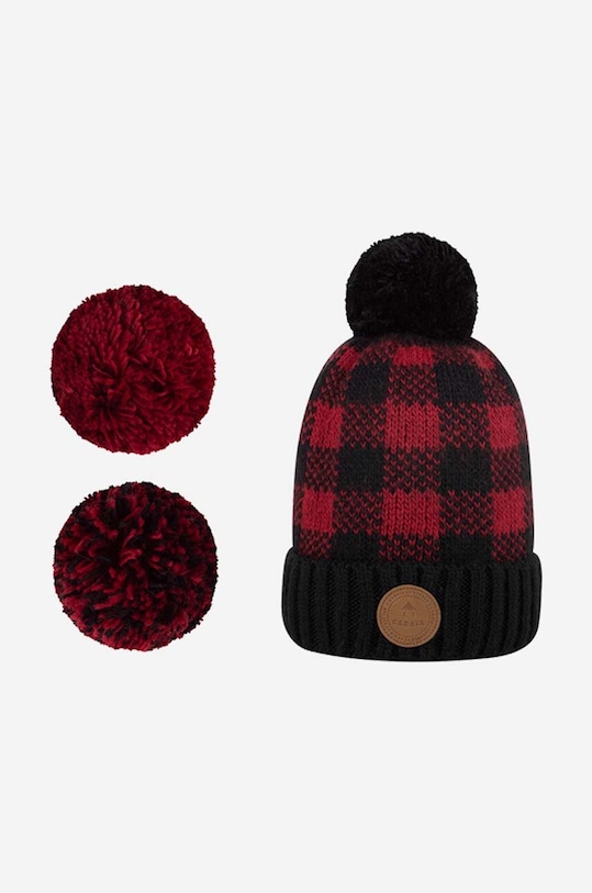 Čiapka Cabaia Scorpion Vegan hrubá červená BW20SCO