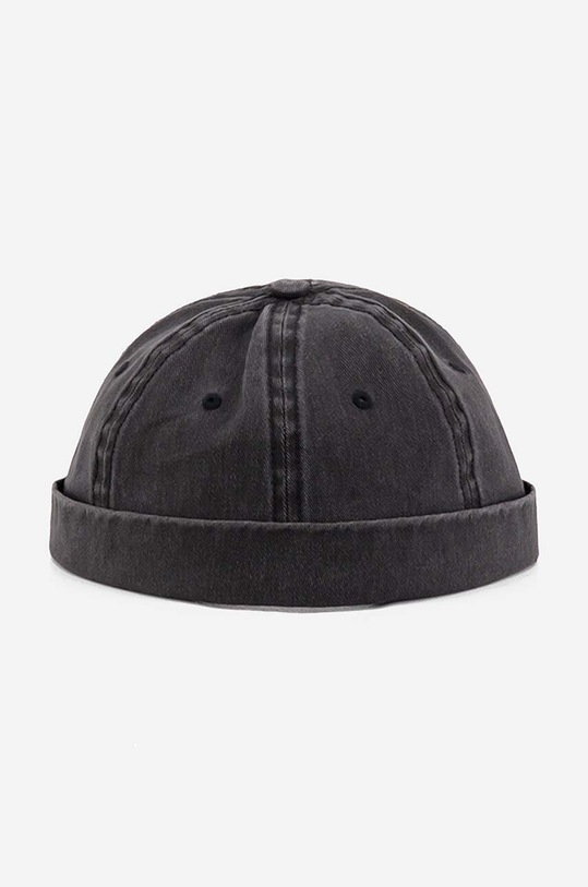 Bavlněná čepice Alpha Industries Docker Hat hladký černá 136900.03