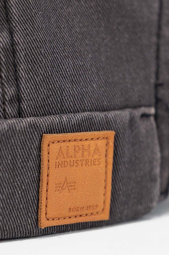 Bavlněná čepice Alpha Industries Docker Hat 136900.03 černá