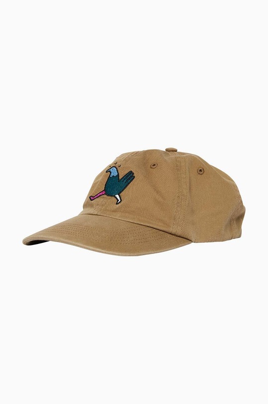 by Parra cotton baseball cap Annoyed Chicken 49455.KHAKI green AA00