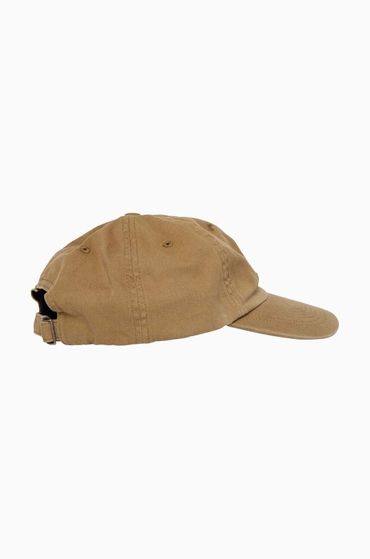 Accessories by Parra cotton baseball cap Annoyed Chicken 49455.KHAKI green