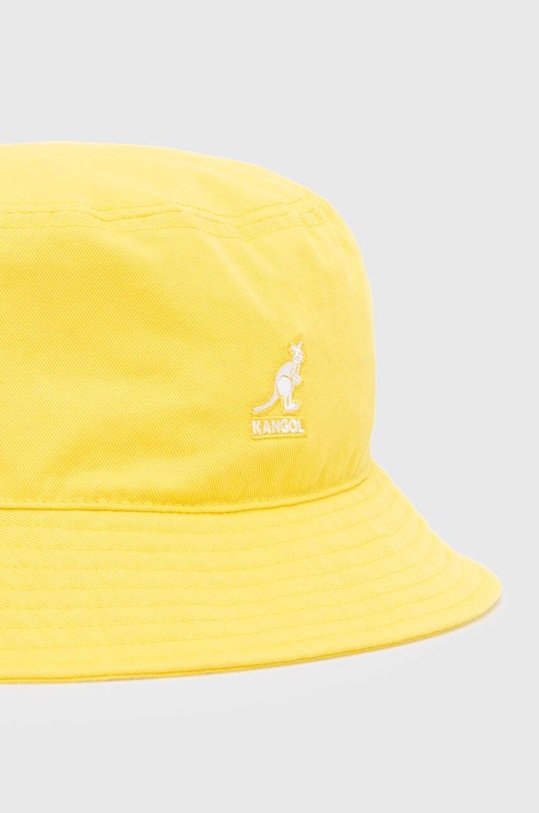 Akcesoria Kangol kapelusz bawełniany Kapelusz Kangol Washed Bucket K4224HT WHITE K4224HT żółty