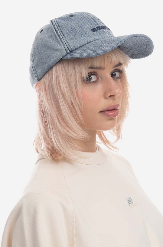 Guess U.S.A. czapka z daszkiem bawełniana Washed Denim Dad M3GZ17.D50J0