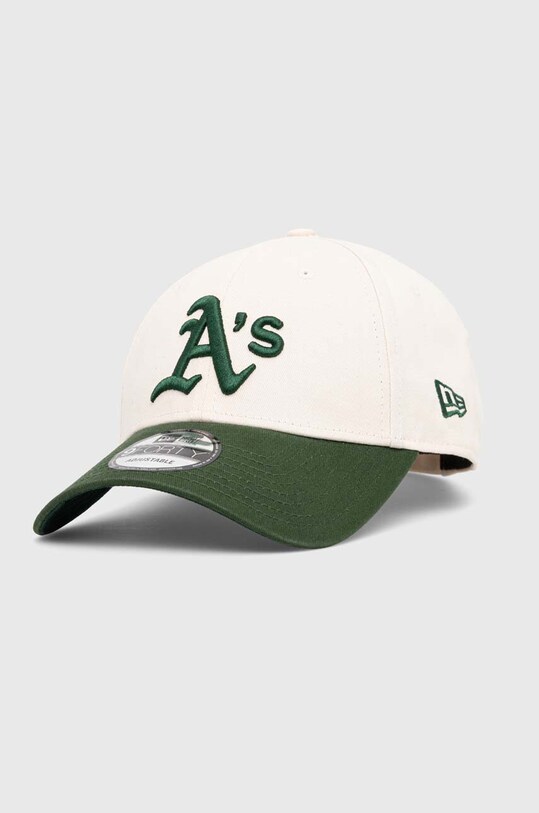 New Era cotton baseball cap applique beige 60298708