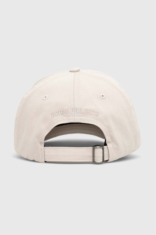 Norse Projects czapka z daszkiem bawełniana N80.0001 beżowy AA00