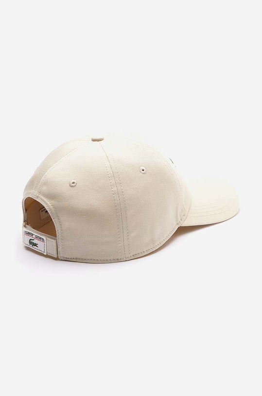 Lacoste cotton baseball cap RK2071 beige AA00
