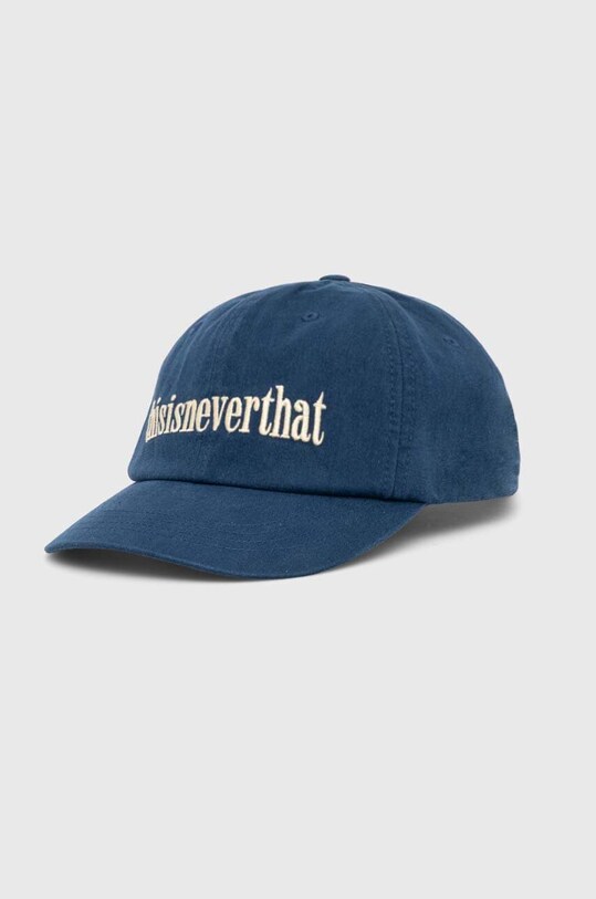thisisneverthat cotton baseball cap cotton navy TN231WHWBC02