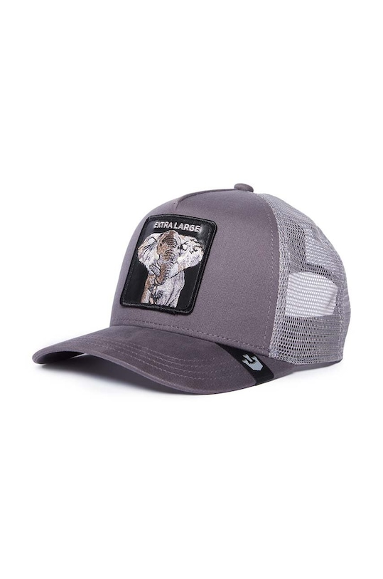 Goorin Bros czapka z daszkiem aplikacja szary 101.1030