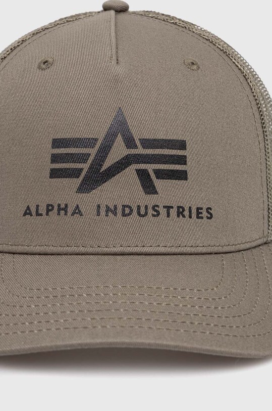 Кепка Alpha Industries 186902.257 зелёный AA00