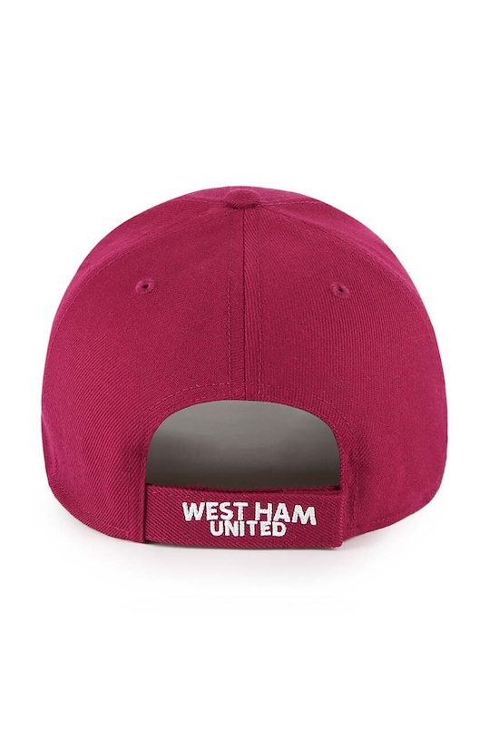 47 brand czapka z daszkiem z domieszką wełny EPL West Ham United FC EPL.MVP17WBV.CAA czerwony AA00