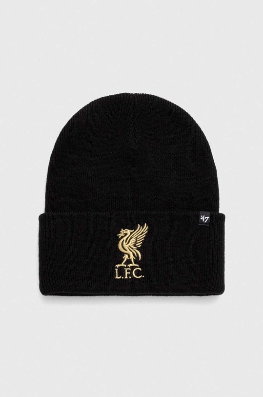 Шапка 47 brand EPL Liverpool FC аплікація чорний EPL.HYMKM04ACE.BKB