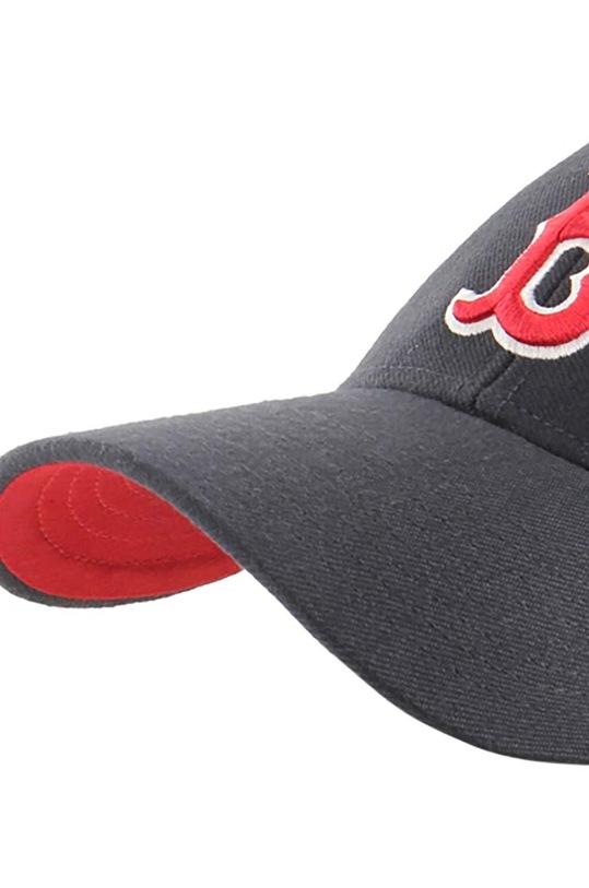 Accesorii 47brand șapcă de baseball din bumbac MLB Boston Red Sox B.BLPMS02WBP.NYB bleumarin