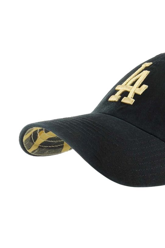 47 brand czapka z daszkiem bawełniana MLB Los Angeles Dodgers B.BGHUV12GWS.BK czarny AA00